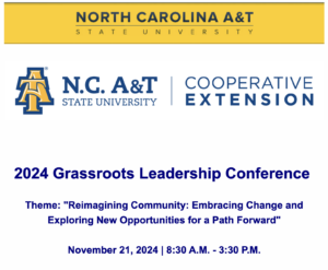 Grassroots Leadership Conference Advertisement